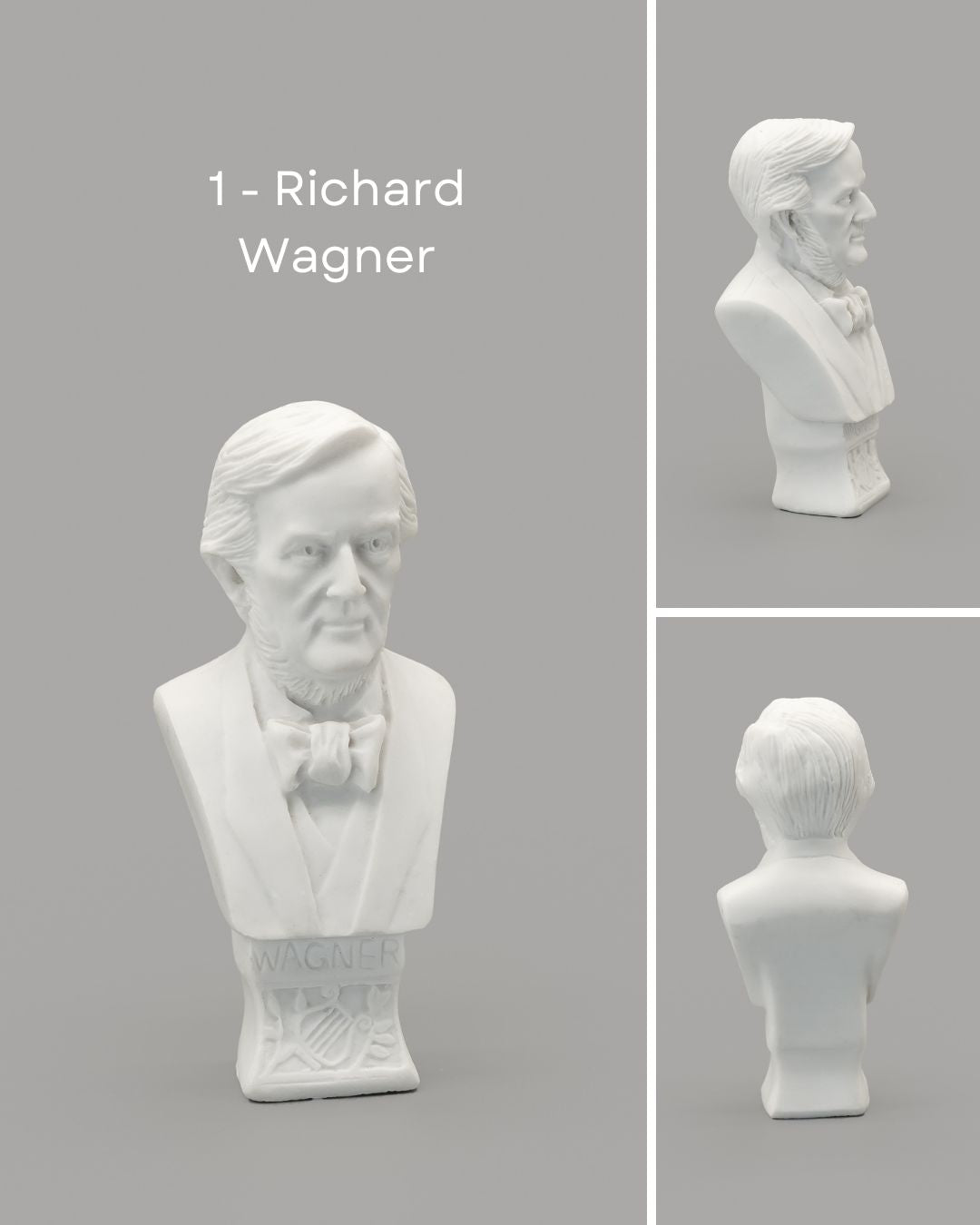 Classical Music Composers Miniature Statue Busts | Mini Figurines