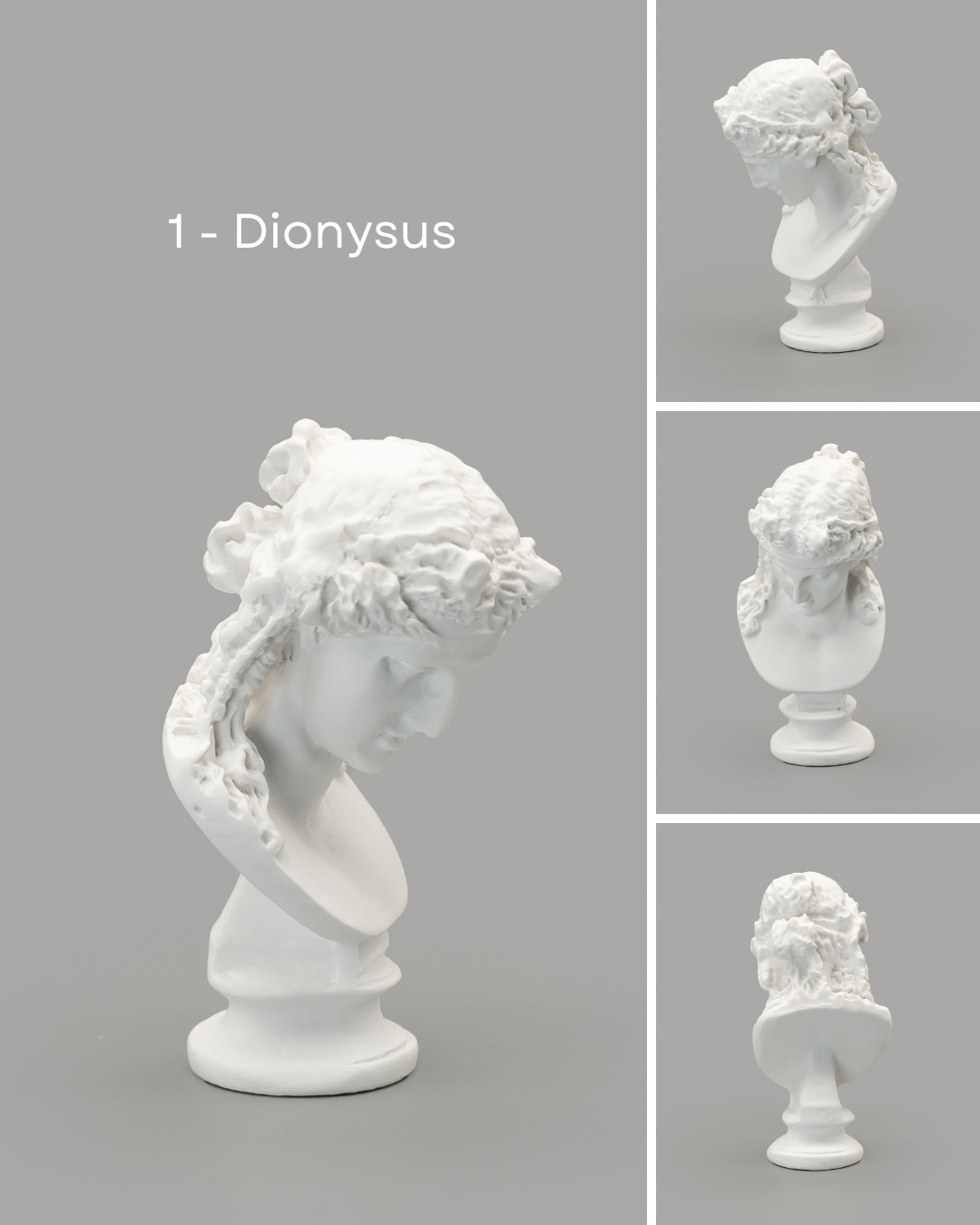 Greek &amp; Roman Mythology Miniature Statue Busts | Mini Figurines