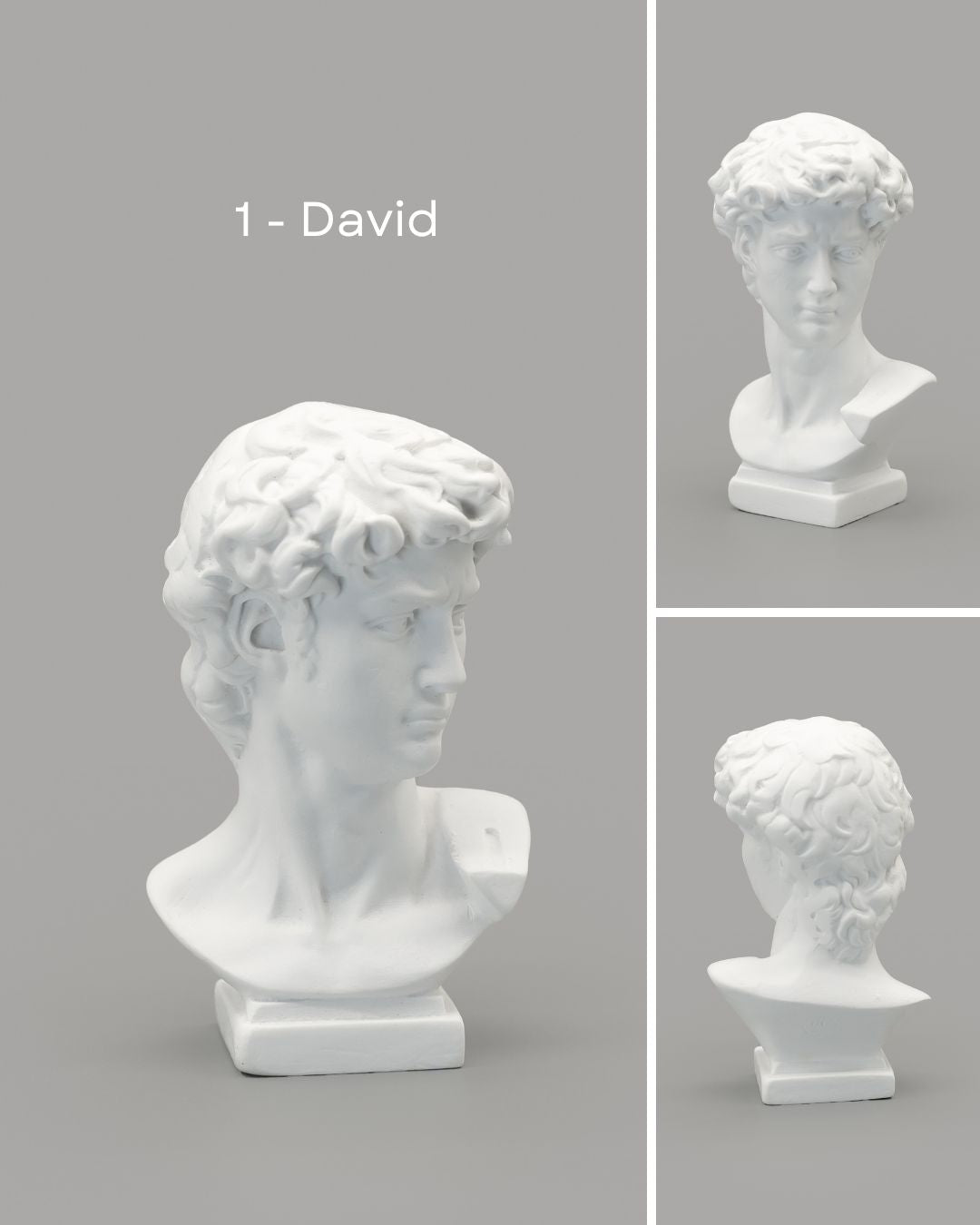 Historical Figures and Heroes Miniature Statue Busts | Desk and Shelf Decor