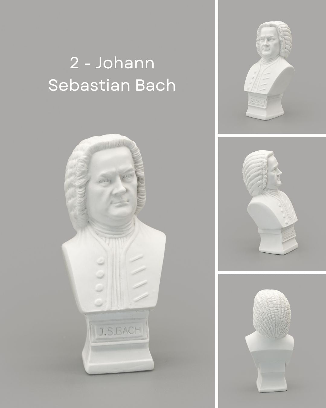 Classical Music Composers Miniature Statue Busts | Mini Figurines