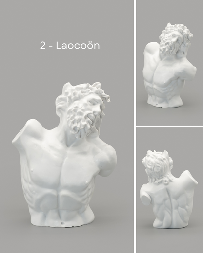 Greek &amp; Roman Mythology Miniature Statue Busts | Mini Figurines