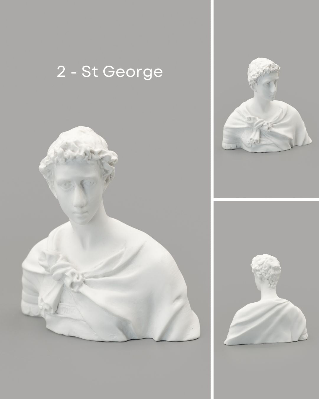 Historical Figures and Heroes Miniature Statue Busts | Desk and Shelf Decor