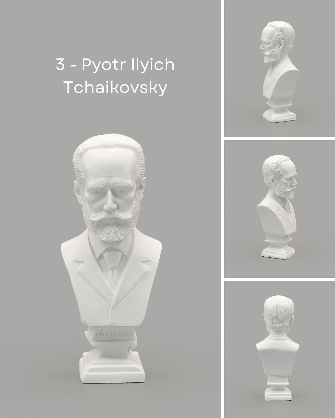 Classical Music Composers Miniature Statue Busts | Mini Figurines