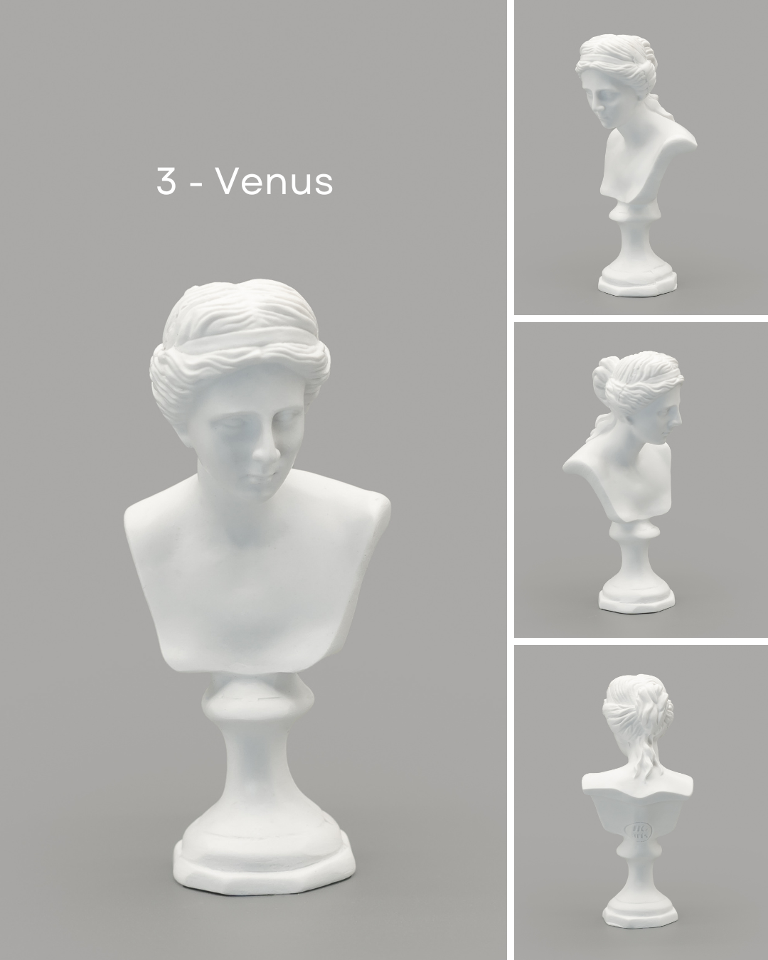 Greek &amp; Roman Mythology Miniature Statue Busts | Mini Figurines