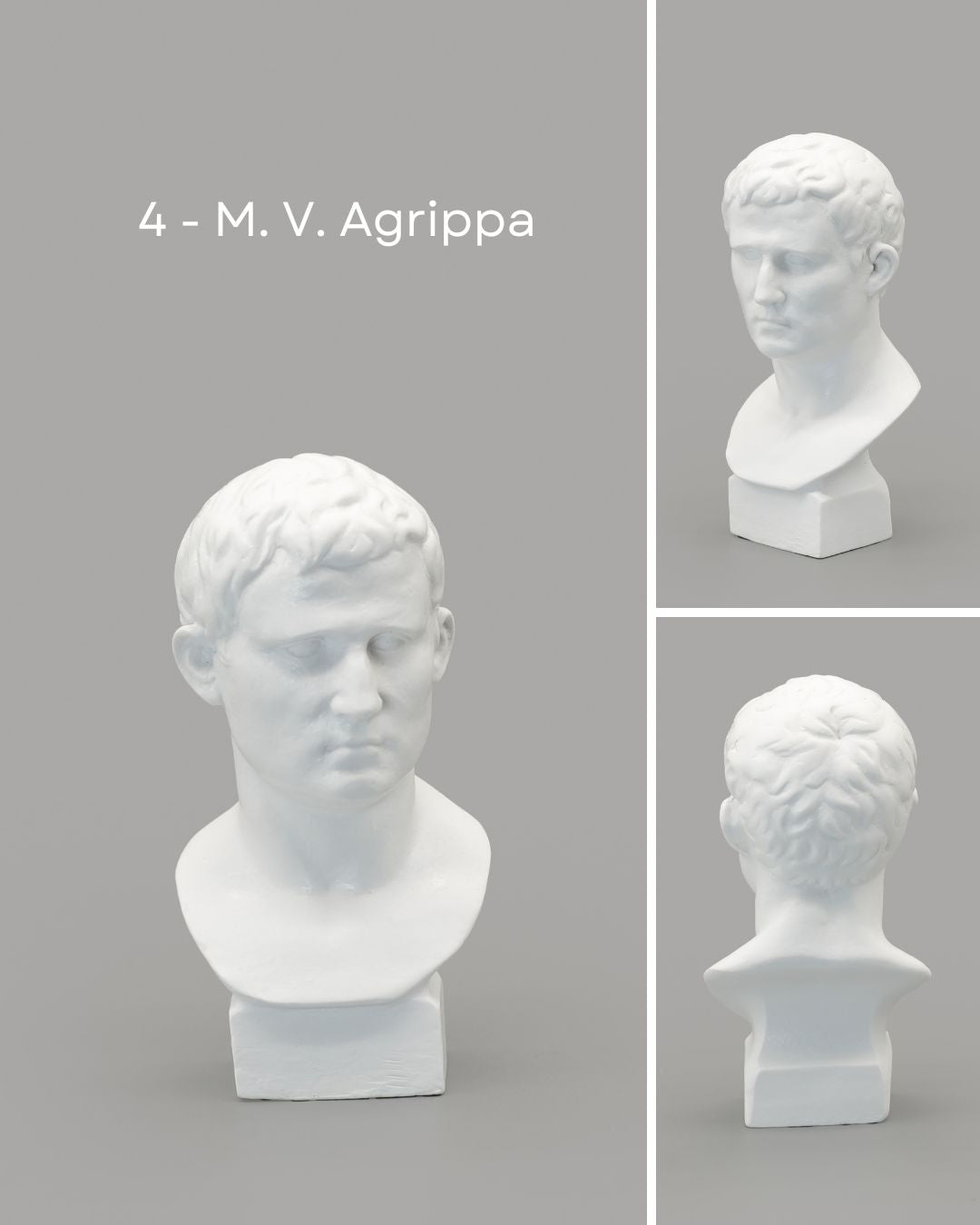 Historical Figures and Heroes Miniature Statue Busts | Desk and Shelf Decor