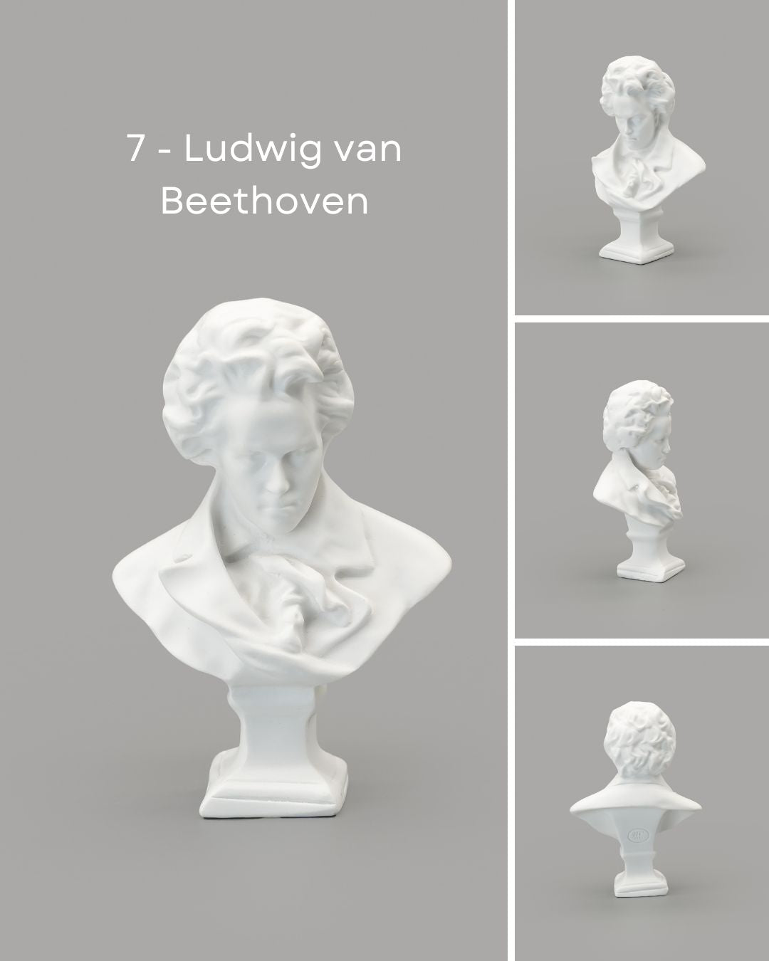 Classical Music Composers Miniature Statue Busts | Mini Figurines