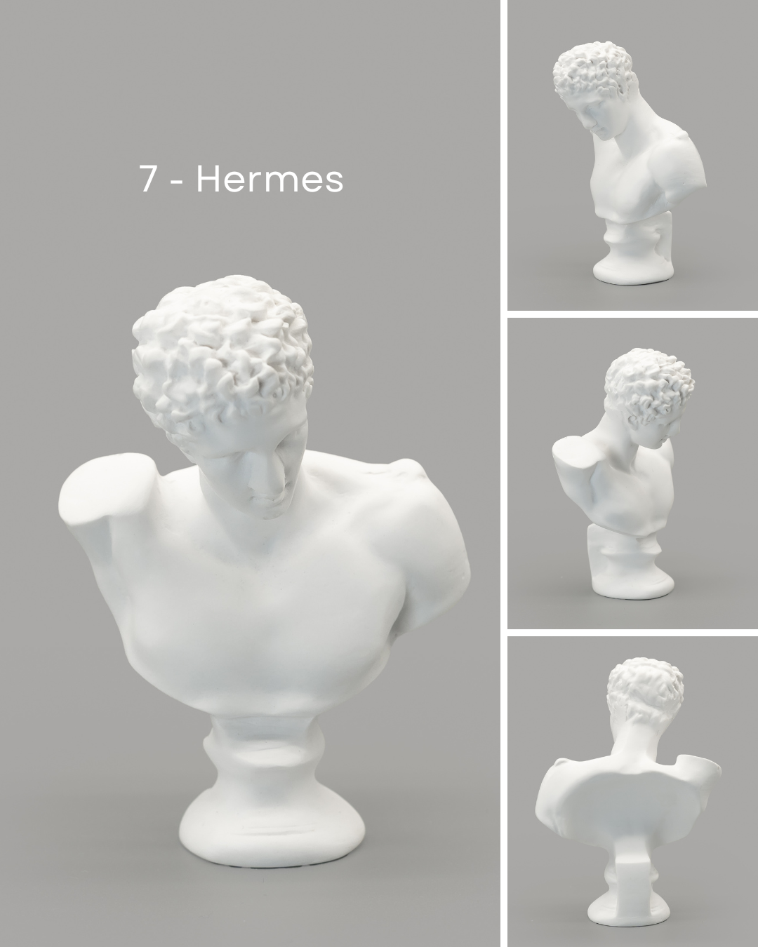 Greek &amp; Roman Mythology Miniature Statue Busts | Mini Figurines