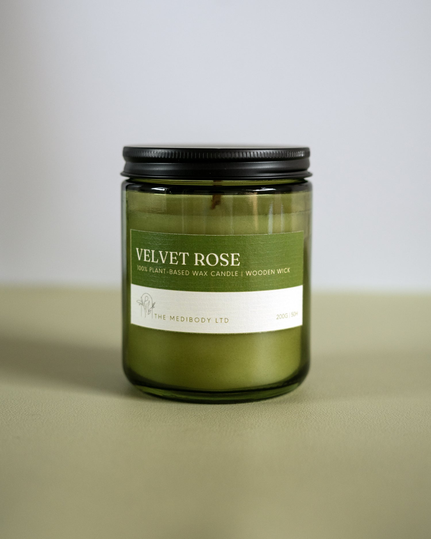 Velvet Rose Scented Jar Candle 200g &amp; 100g