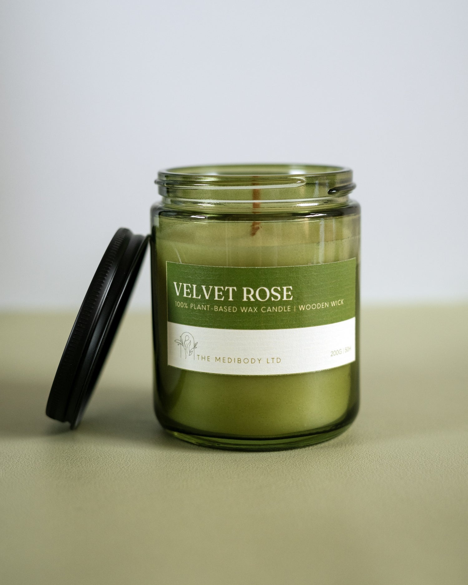 Velvet Rose Scented Jar Candle 200g &amp; 100g