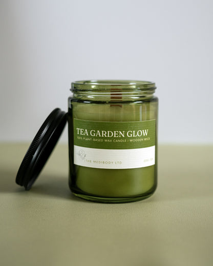 Tea Garden Glow Scented Jar Candle 200g &amp; 100g