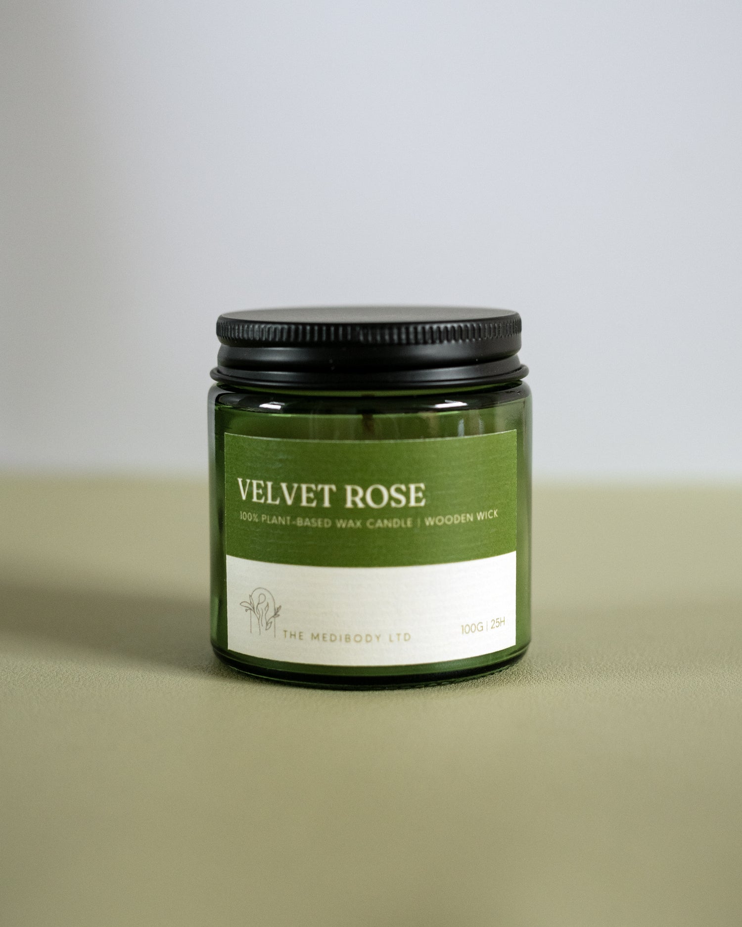 Velvet Rose Scented Jar Candle 200g &amp; 100g