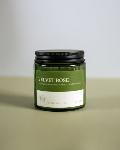 Velvet Rose Scented Jar Candle 200g &amp; 100g