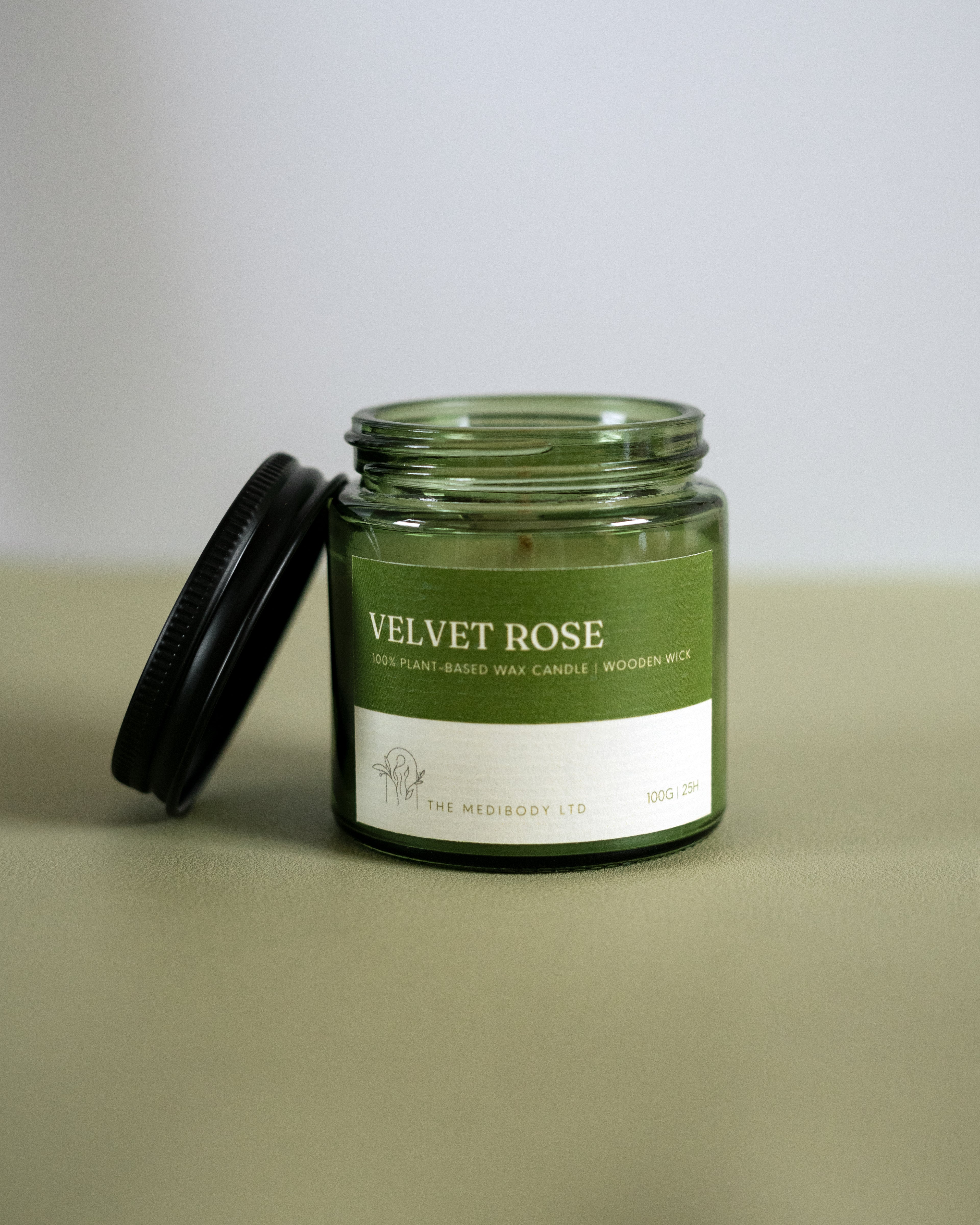 Velvet Rose Scented Jar Candle 200g &amp; 100g