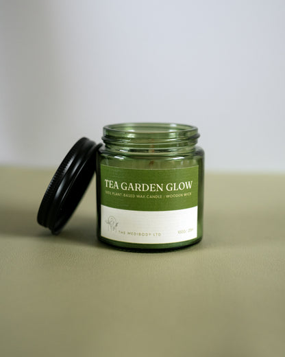 Tea Garden Glow Scented Jar Candle 200g &amp; 100g