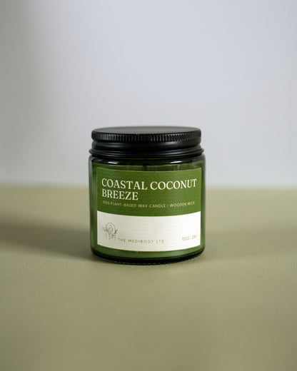 Coastal Coconut Breeze Scented Jar Candle 200g &amp; 100g