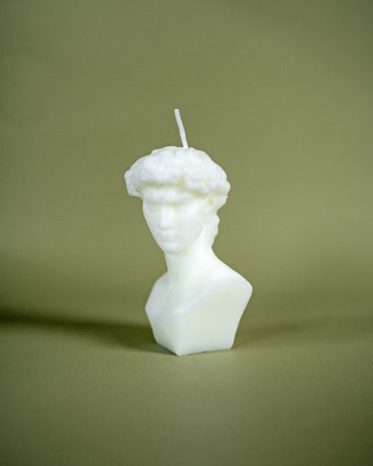 Statue of David Bust Shaped Candle