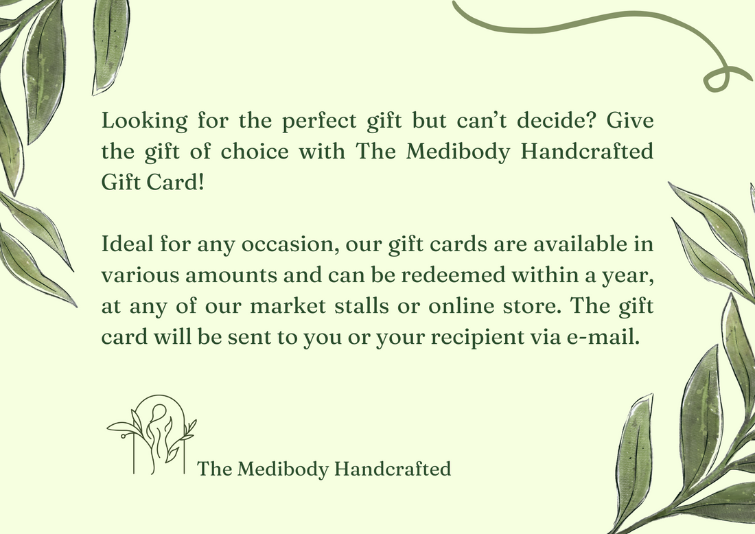 The Medibody Handcrafted Gift Card